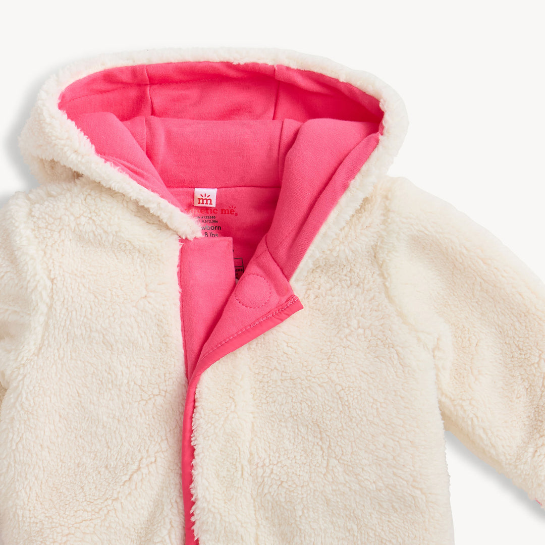 Gentle Cream Sherpa Magnetic Footie