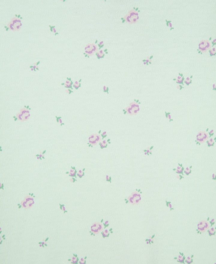 Petit Roses Snap Footie &amp; Hat