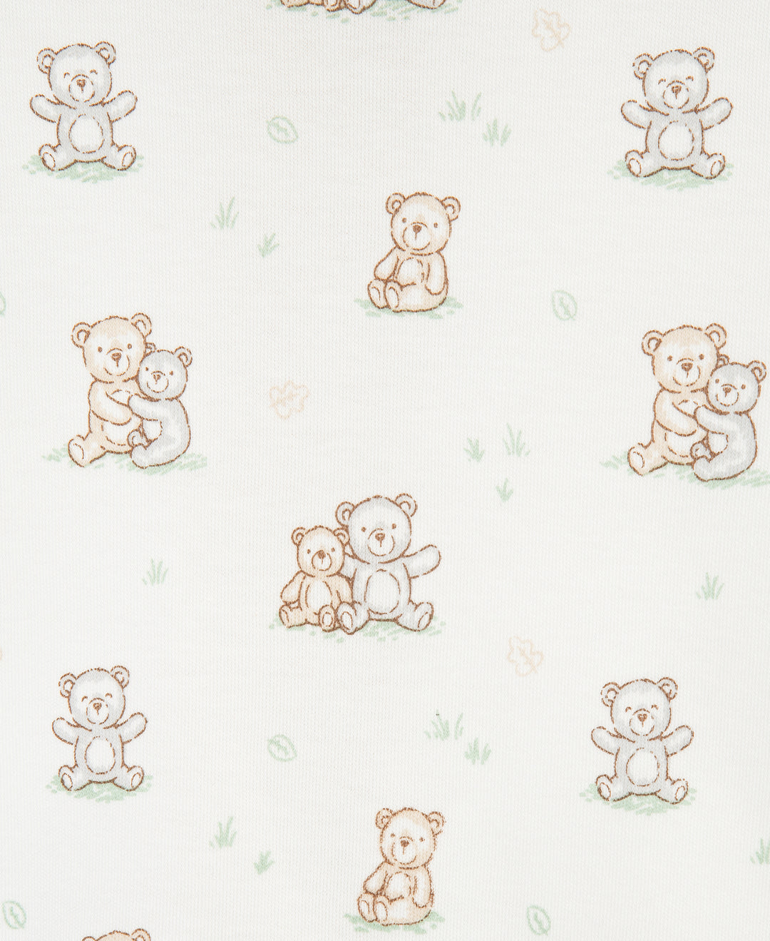 Fuzzy Bears Zip Footie &amp; Hat Set