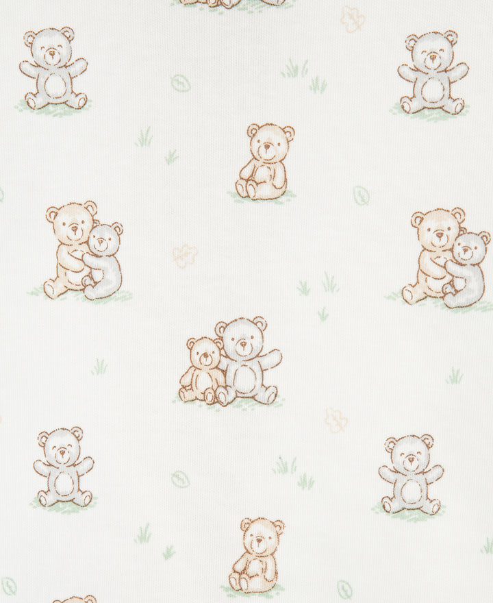 Fuzzy Bears Zip Footie &amp; Hat Set