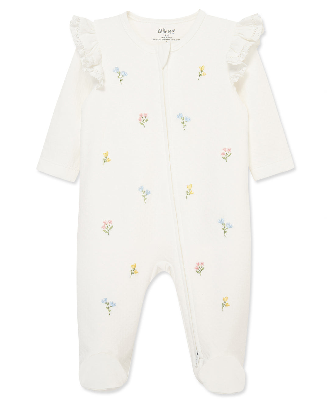 Flora Zip Footie