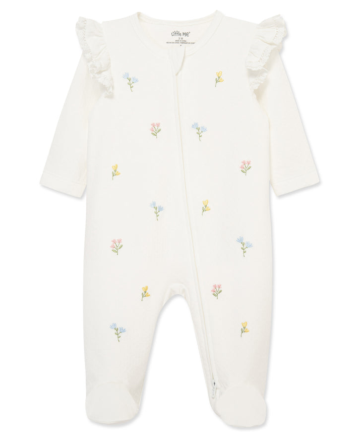 Flora Zip Footie