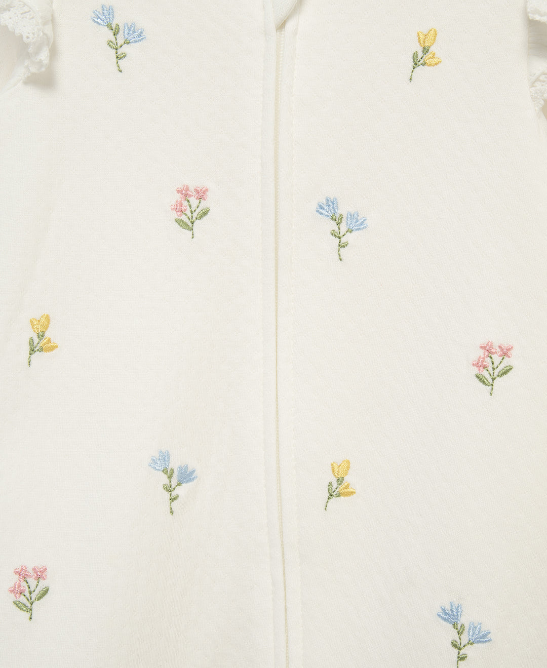 Flora Zip Footie