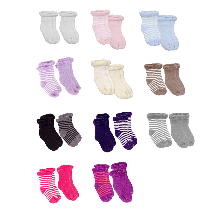 Baby Me Girls 3 in 1 Infant Ordinary Socks (G19461)