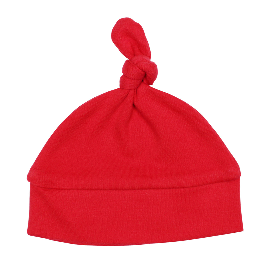 Chili Pepper Banded Top-Knot Organic Hat