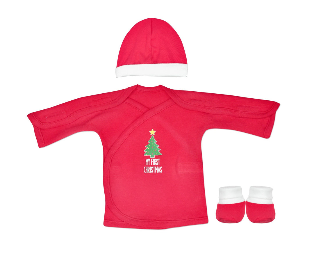 "My First Christmas" Red Long Sleeve NIC-IV Shirt