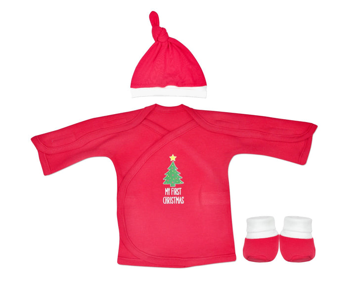 "My First Christmas" Red Long Sleeve NIC-IV Shirt