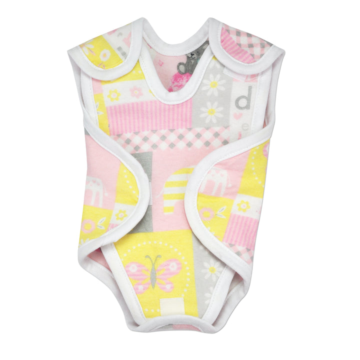 Preemie NICU Friendly Nic-Suit. Soft cotton flannel, with easy Velcro closures. Made from two separate pieces to provide the best access for NICU needs. Reversible for two different looks. Pink i love you to the moon and back 