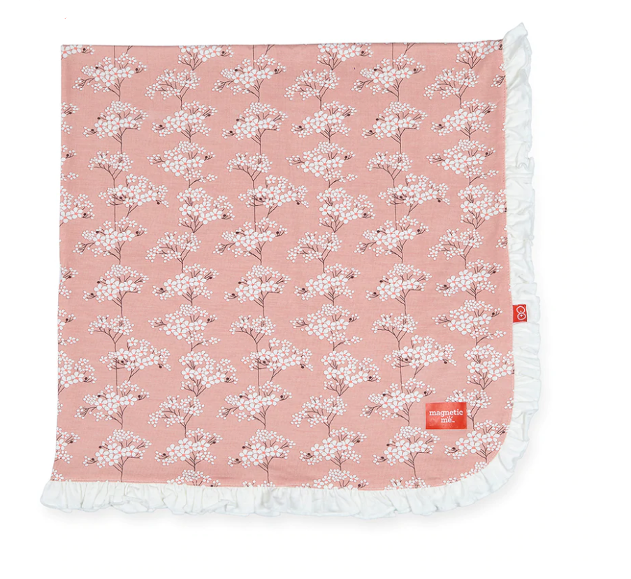 Cherry Blossom Modal Swaddle Blanket