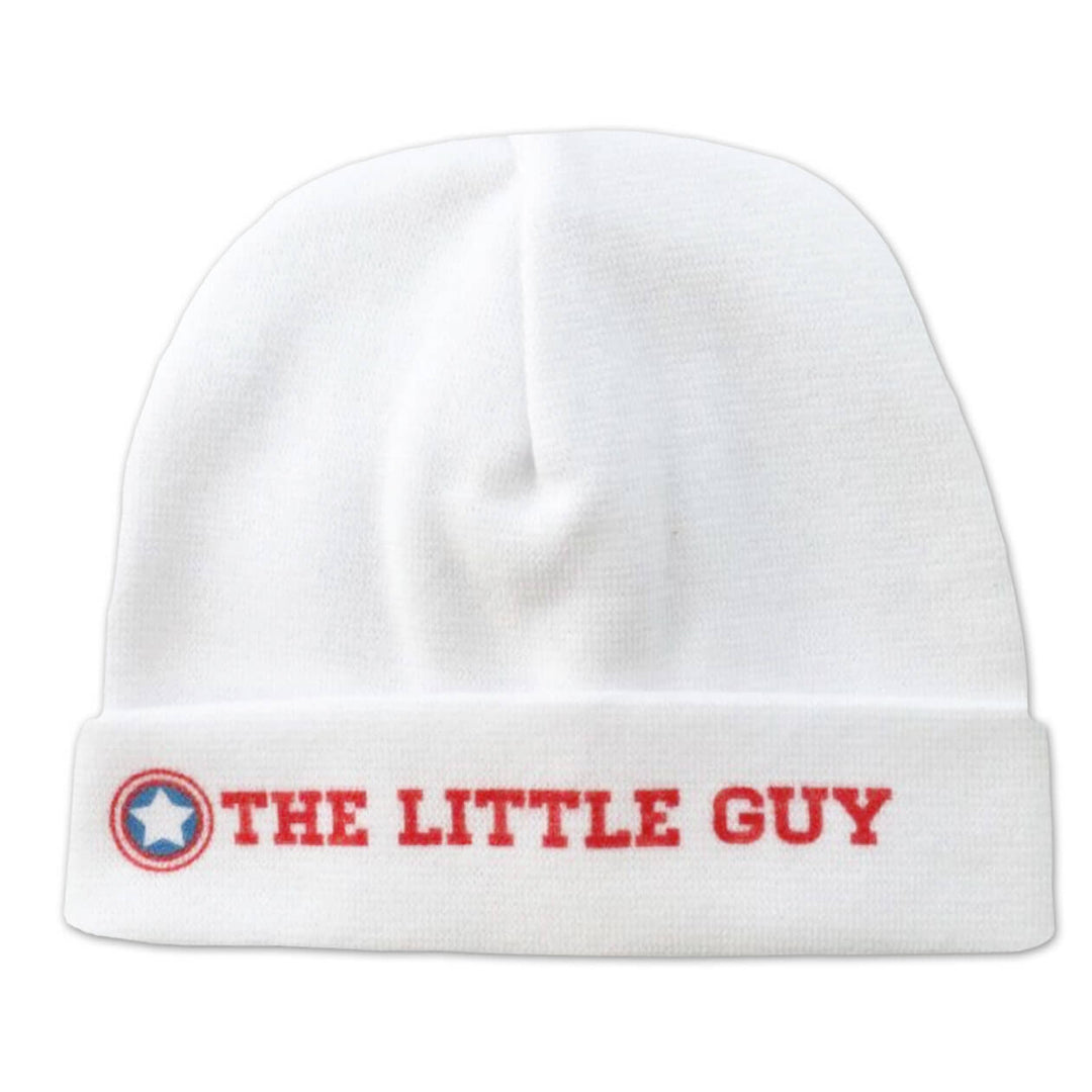 White the little guy cap.
