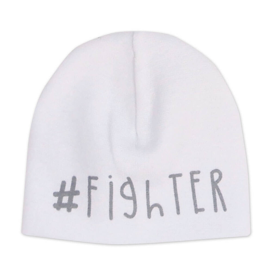 Perfect for little preemies.  White #fighter Hat