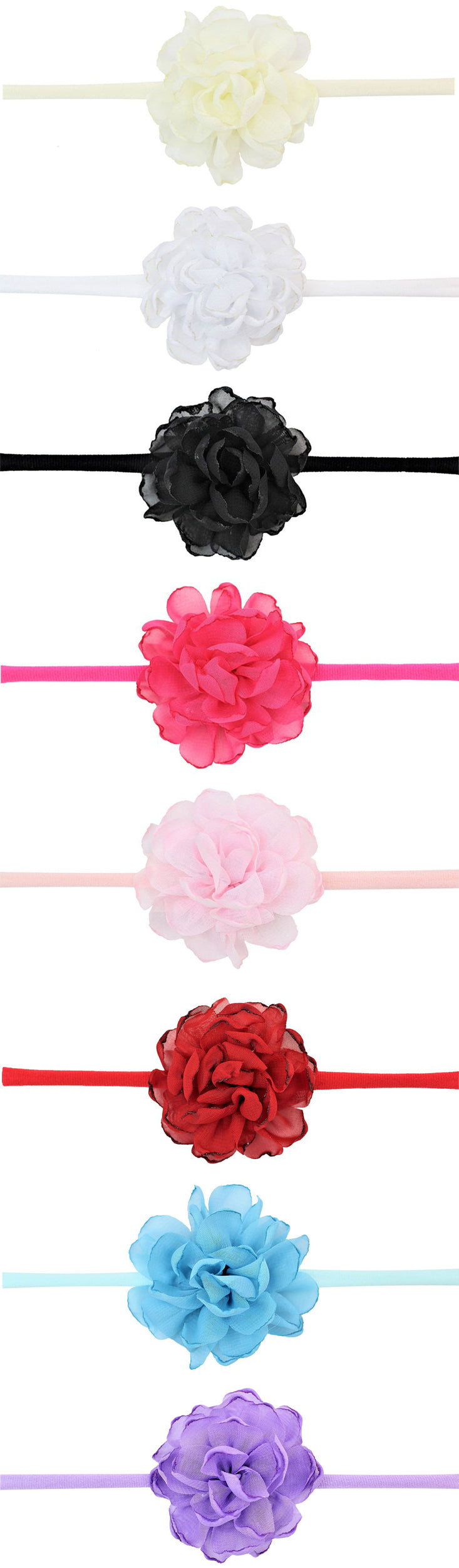 Tulle Flower Headbands