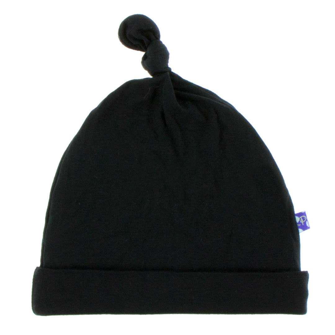 Midnight Solid Knot Hat