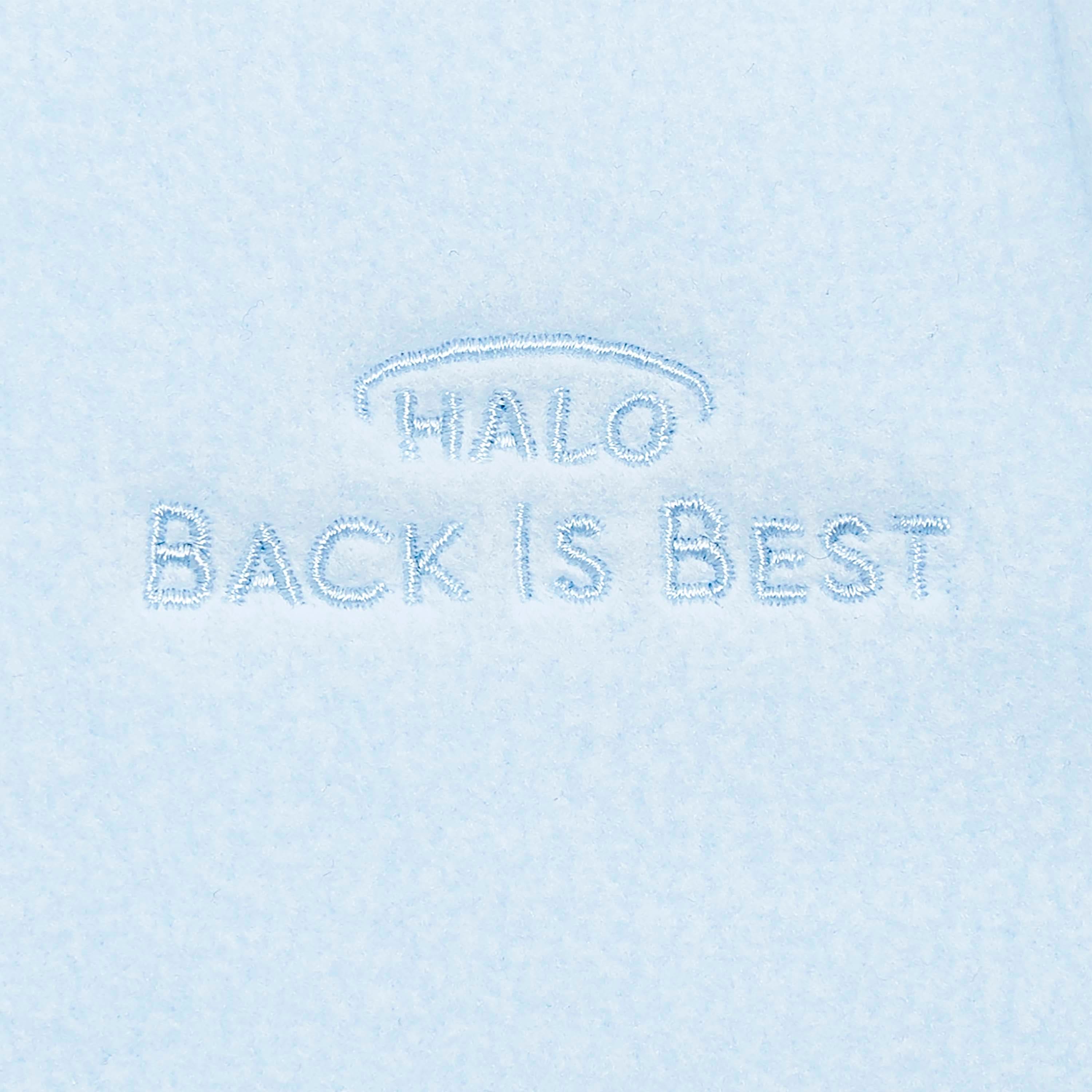 Back is best swaddle halo hot sale